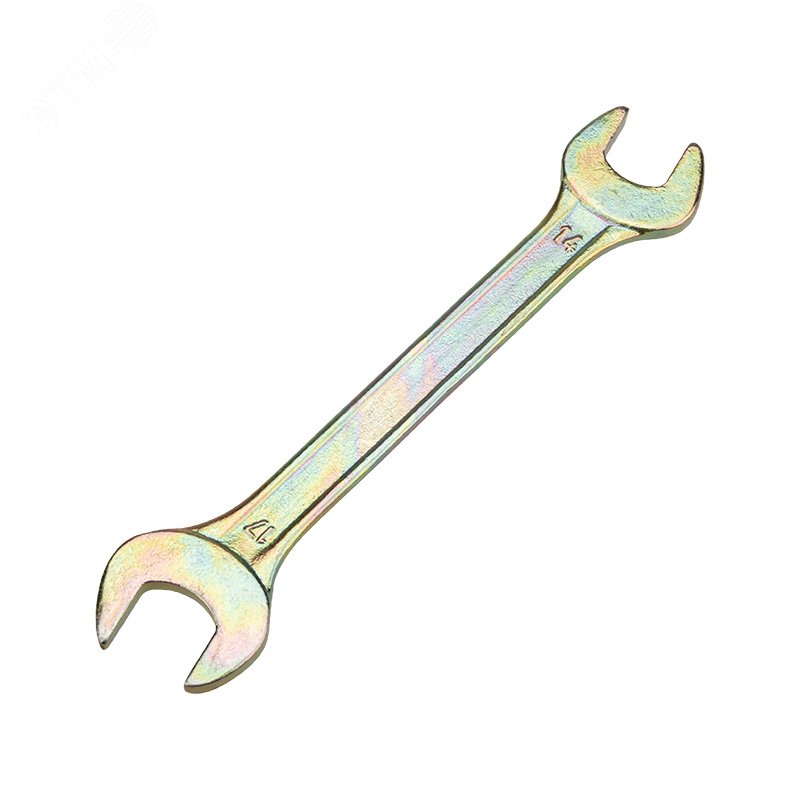 Изображение товара Ключ рожковый 14х17 мм, желтый цинк (шт)