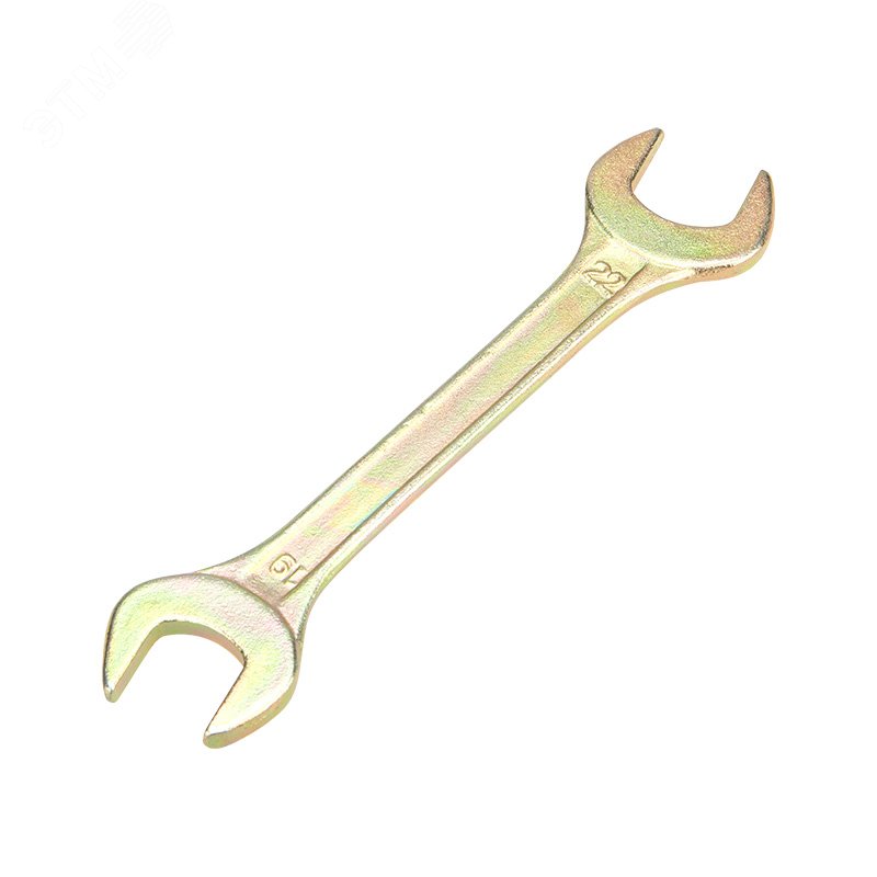 Ключ рожковый 19х22 мм, желтый цинк, REXANT 12-5831-2 REXANT