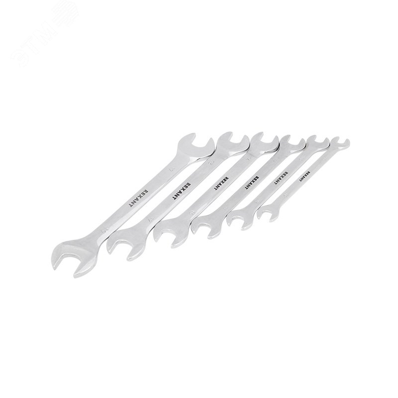 Изображение товара Набор ключей рожковых (8-19 мм), CrV (шт)