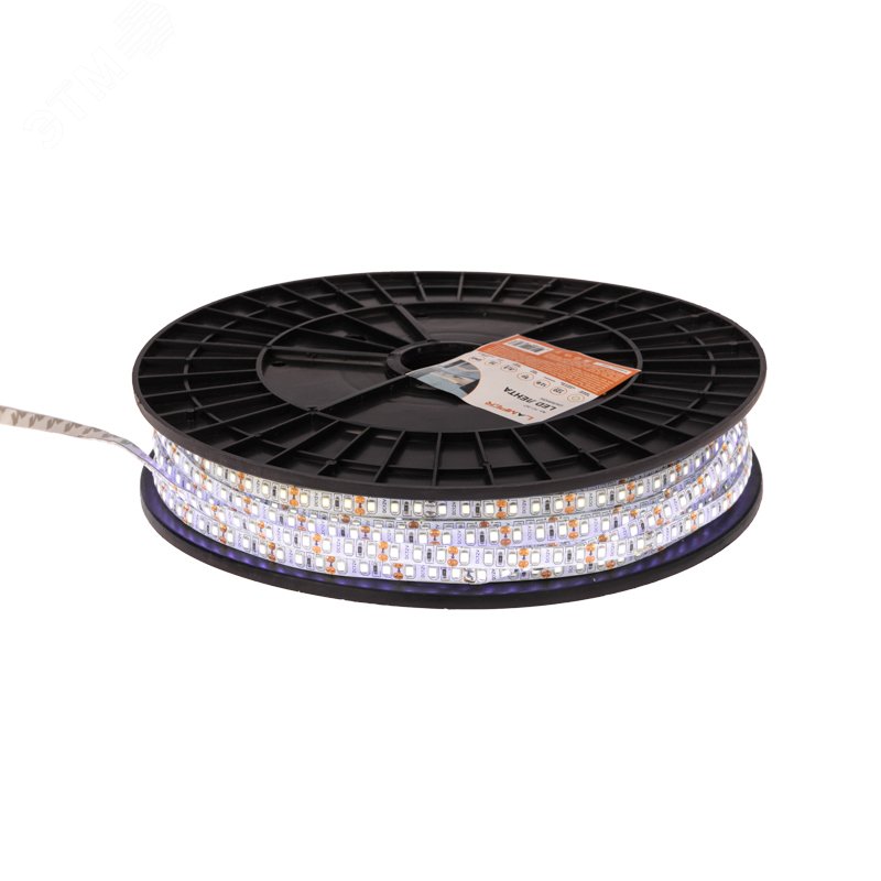 LED лента уличная силикон, 10мм, IP65, SMD 2835, 120 LED/m, 12V, белая, бухта 100м