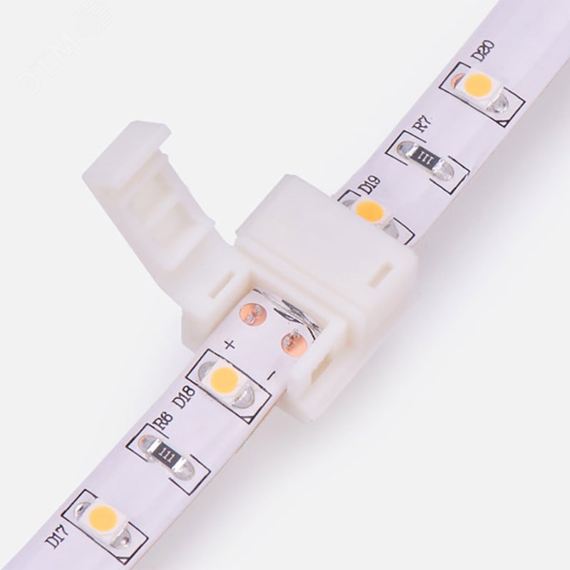 Коннектор стыковочный для одноцветных светодиодных лент с влагозащитой шириной 8 мм LAMPER 144-017 REXANT