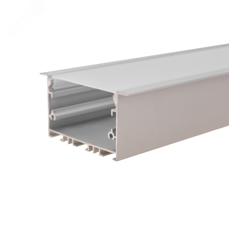 Изображение товара Врезной алюминиевый профиль 62х32мм для светодиодной подсветки 2м REXANT