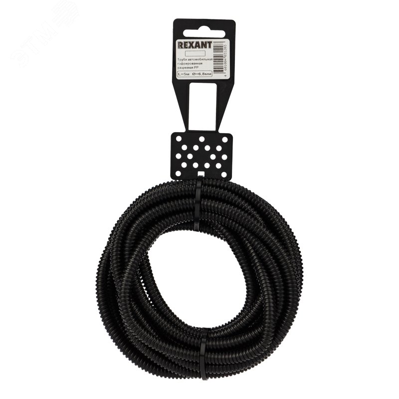 Изображение товара Труба гофрированная ПП d-6,8мм, разрезная (5 м) (м)