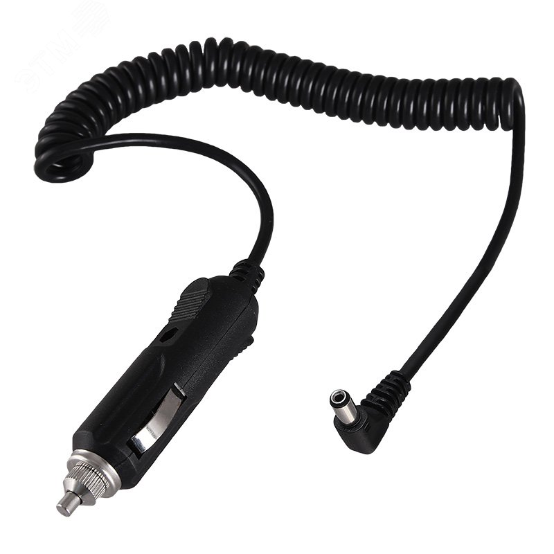 Изображение товара Автозарядка с индикатором и кабелем 1.5 м для зарядки телефона в автомобиле