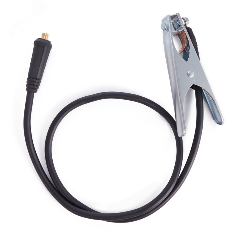 Сварочный кабель с клеммой заземления 16 кв мм 200 А СКР 10-25, REXANT 16-0763 REXANT