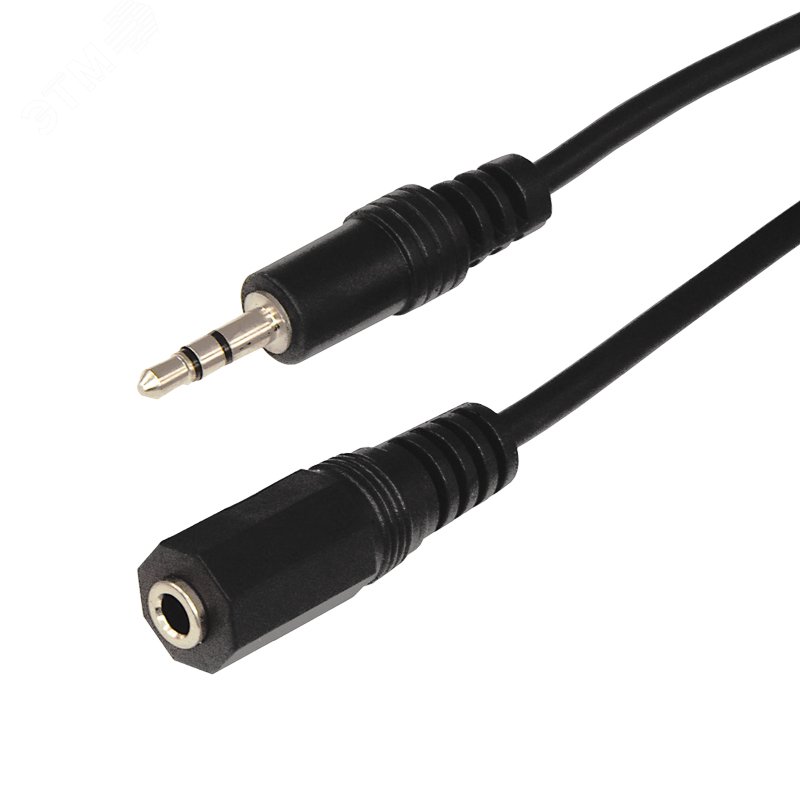 Изображение товара Аудио кабель 3.5 мм гнездо - штекер 7 м REXANT для профессиональной и домашней техники