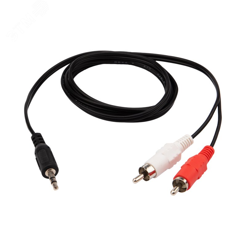 Изображение товара Аудио кабель 3.5 мм - 2 RCA 1.2 м для аудиосистем