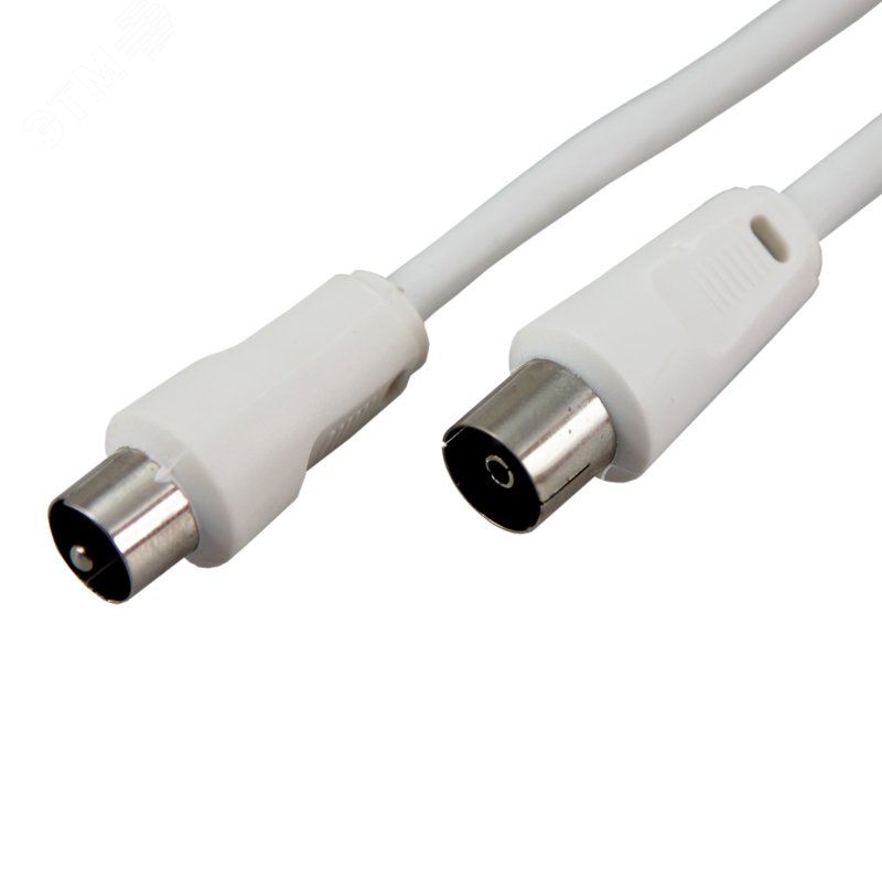 Изображение товара Шнур ТВ гнездо - ТВ штекер 15 метров белый REXANT для ТВ и ресиверов