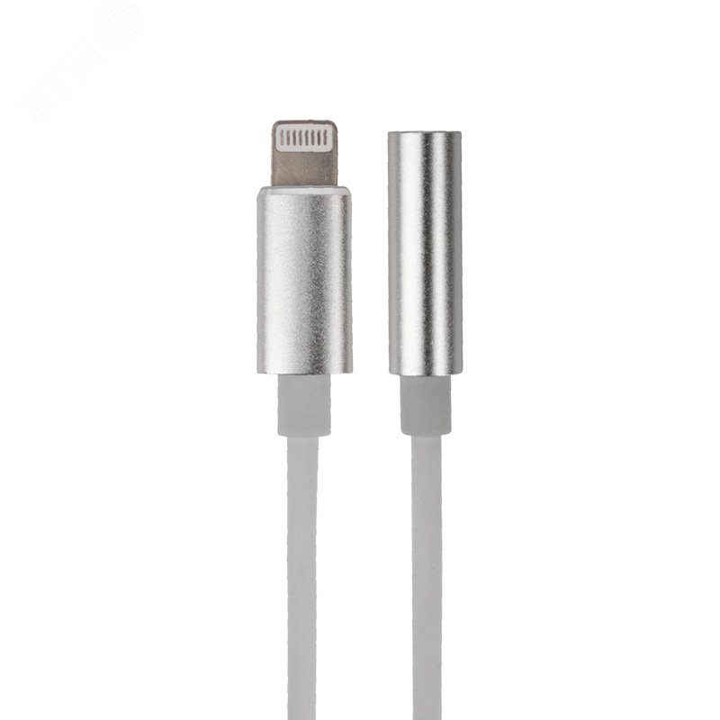 Изображение товара Кабель-переходник с iPhone на AUX 3,5 мм REXANT 18-0175 1 м серый