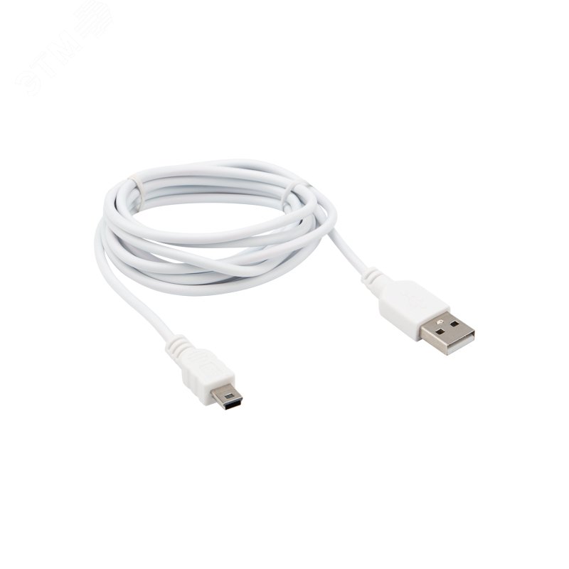 Кабель USB-mini USB/PVC/white/1,8м, 18-1134 REXANT - превью