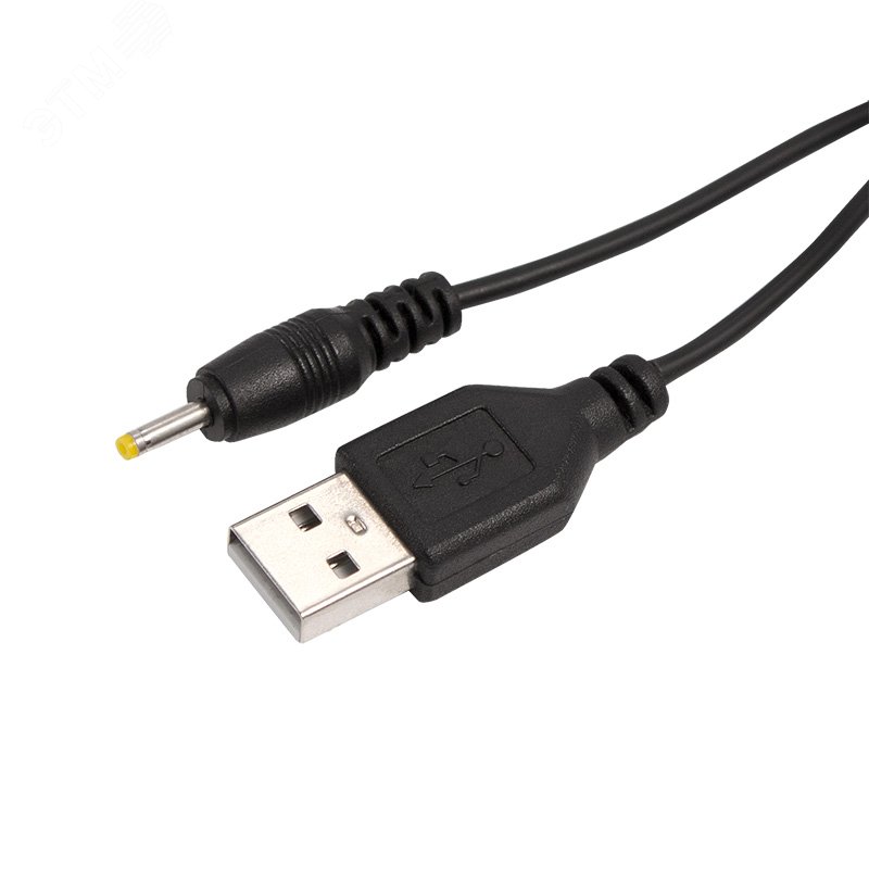 Изображение товара Кабель USB штекер - DC 0.7х2.5мм, 1м., черный (шт) Изображение товара Кабель USB штекер - DC 0.7х2.5мм, 1м., черный (шт)
