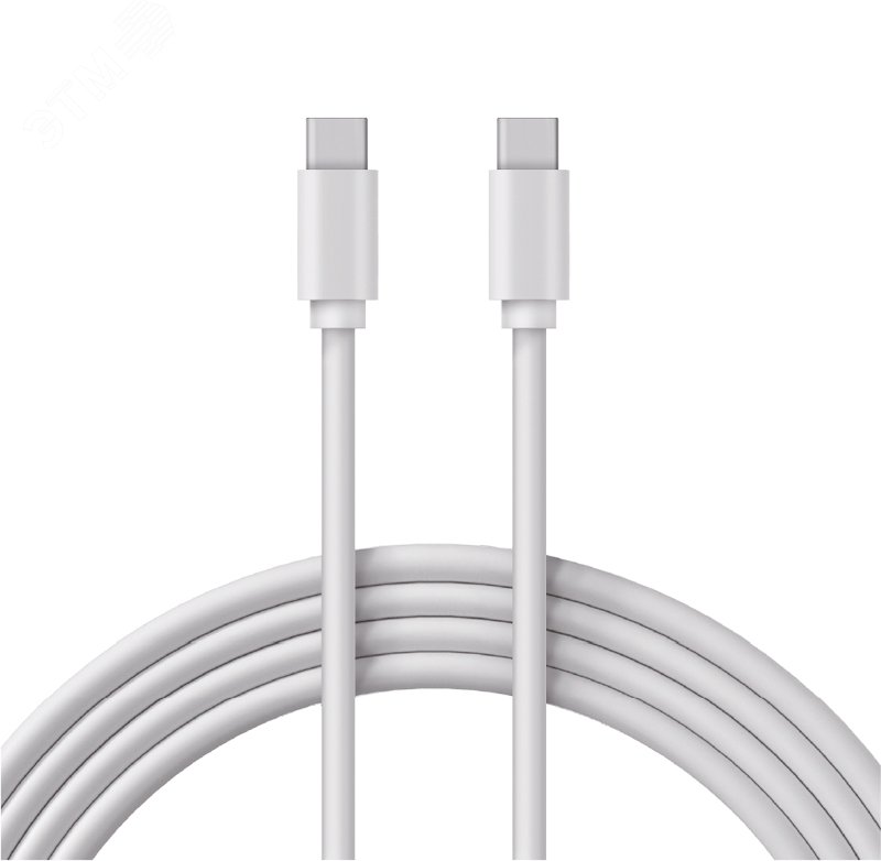 Изображение товара Кабель Type-C - Type-C PD 60W, 1 метр, белый, REXANT