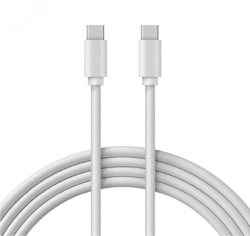 Изображение товара Кабель Type-C - Type-C PD 100W 1м PVC белый REXANT 18-1832