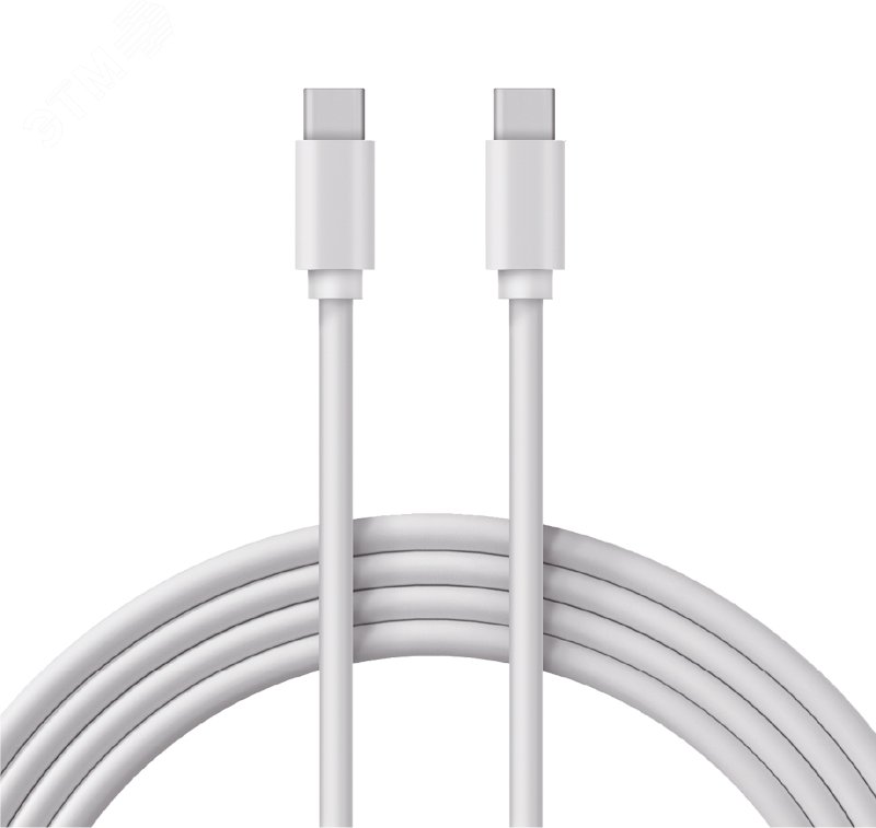 Изображение товара Кабель Type-C - Type-C 2A, 1м, PVC, белый REXANT