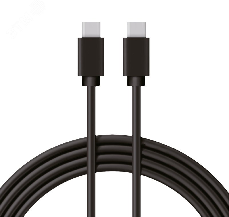 Изображение товара Кабель Type-C - Type-C 2A 1м PVC черный REXANT 18-1834