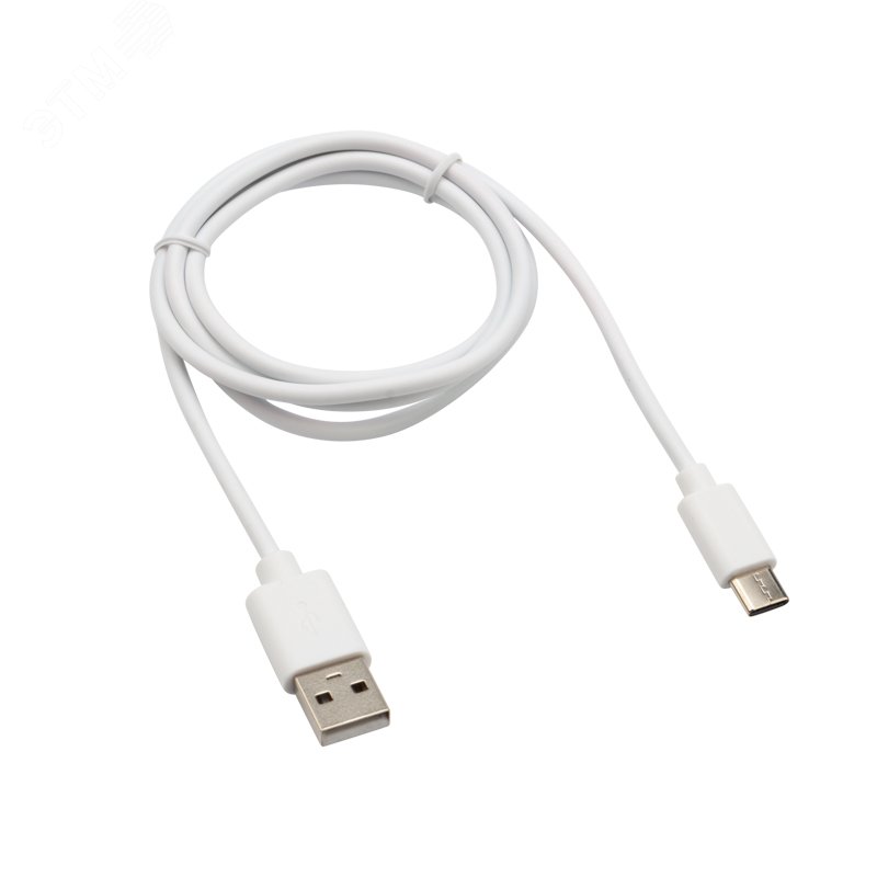 Изображение товара Кабель USB-Type-C, 2A, PVC, white, 1m, 18-1895, (шт)