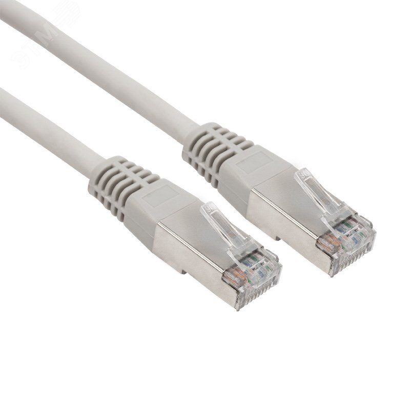 Изображение товара Патч-корд REXANT Cat.6 LSZH 3м Ethernet (экранированный, серый)