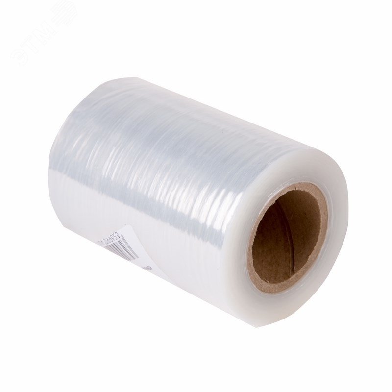 Изображение товара Стретч-пленка 100 мм х 20 мкм, прозрачная (первичное сырьё) (рул)