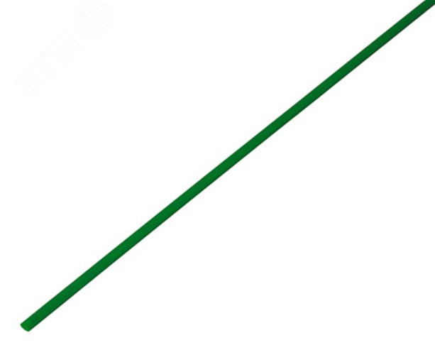 Термоусаживаемая трубка 1,0 0,5 мм, зеленая, упаковка 50 шт. по 1 м, REXANT 20-1003 REXANT