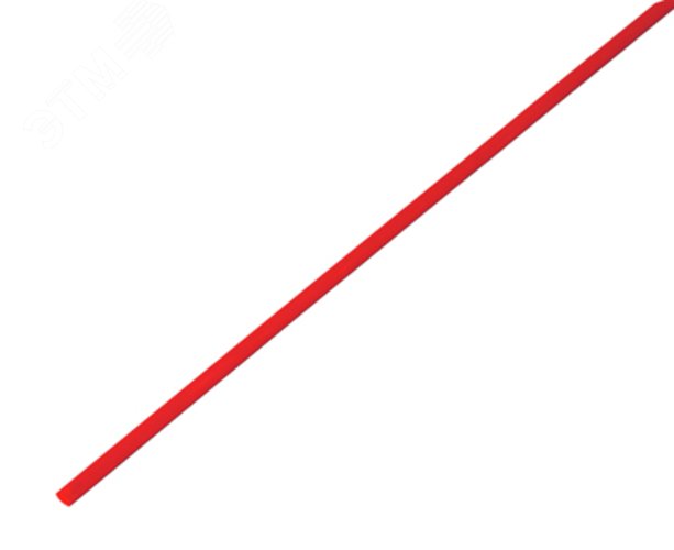 Термоусаживаемая трубка 1,5 0,75 мм, красная, упаковка 50 шт. по 1 м, REXANT 20-1504 REXANT