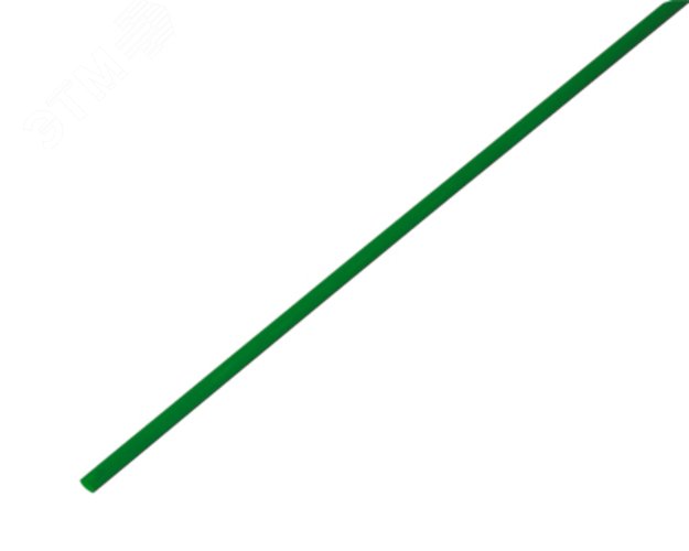 Термоусаживаемая трубка 2,0 1,0 мм, зеленая, упаковка 50 шт. по 1 м, REXANT 20-2003 REXANT