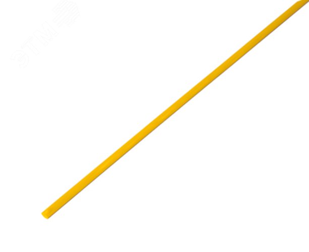 Термоусаживаемая трубка 3,0 1,5 мм, желтая, упаковка 50 шт. по 1 м, REXANT 20-3002 REXANT