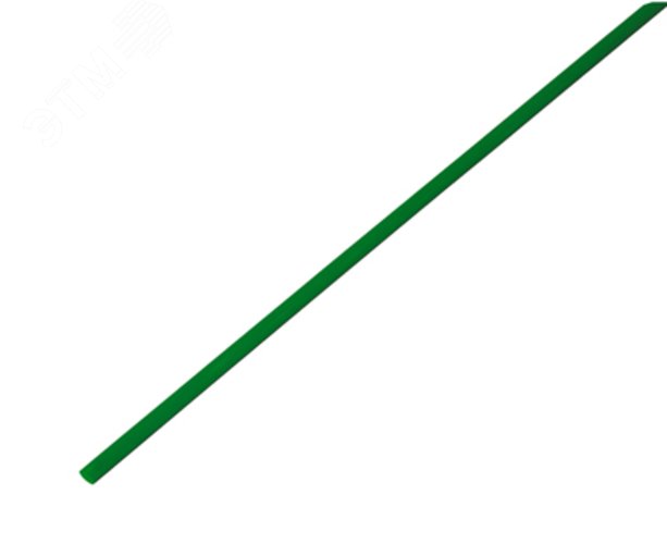 Термоусаживаемая трубка 3,0 1,5 мм, зеленая, упаковка 50 шт. по 1 м, REXANT 20-3003 REXANT