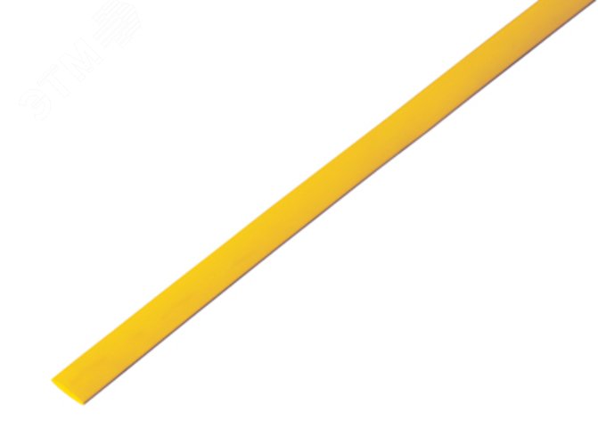 Термоусаживаемая трубка 5,0 2,5 мм, желтая, упаковка 50 шт. по 1 м, REXANT 20-5002 REXANT