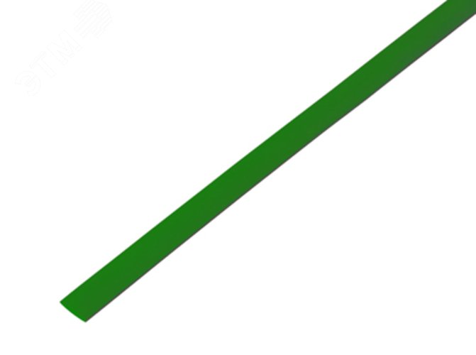 Термоусаживаемая трубка 5,0 2,5 мм, зеленая, упаковка 50 шт. по 1 м, REXANT 20-5003 REXANT