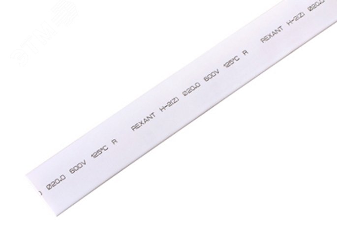 Изображение товара Термоусаживаемая трубка REXANT 20 мм до 10 мм упаковка 10 шт