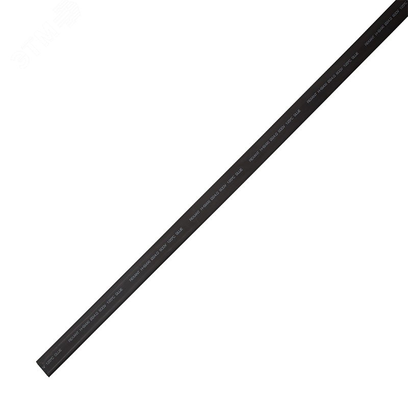 Термоусаживаемая трубка клеевая 24,0 6,0 мм, (4-1) черная, упак 20 шт. по 1 м, REXANT 23-2406 REXANT