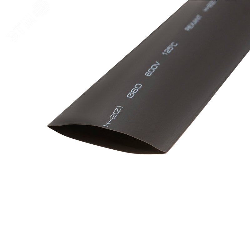 Термоусаживаемаятрубка60,030,0мм,черная,упаковка10шт.по1м,REXANT