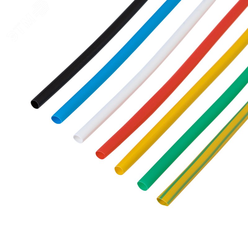 Изображение товара Набор термоусаживаемых трубок №12 ТУТ нг 3,0/1,5 мм, 7 цветов (упак. 21 шт. по 10 см) (набор)