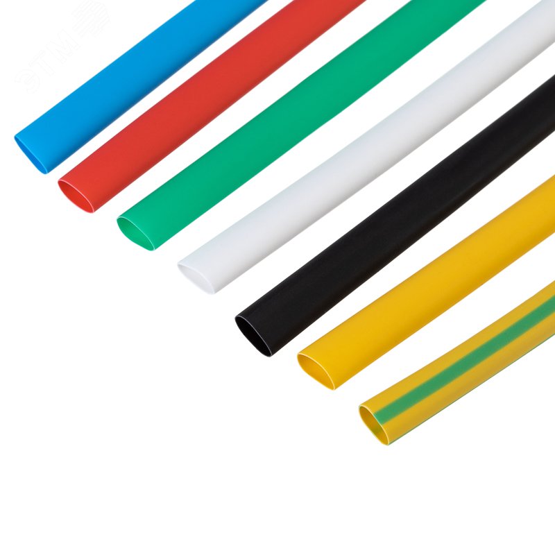 Изображение товара Набор термоусаживаемых трубок №15 ТУТ нг 6/3 мм, 7 цветов (упак. 21 шт. по 10 см) (набор)