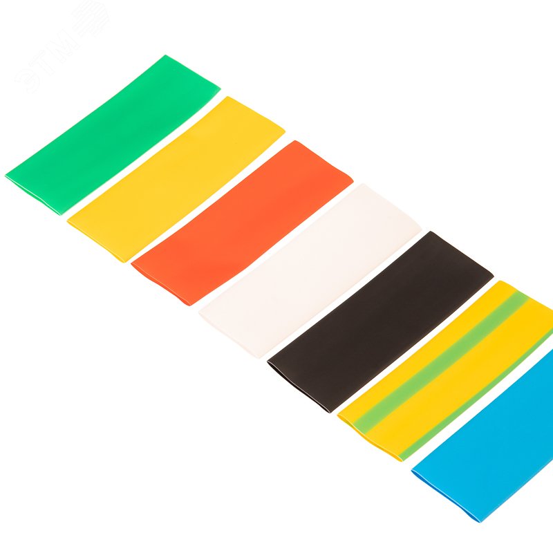 Изображение товара Набор термоусаживаемых трубок №20 ТУТ нг 20/10 мм, 7 цветов (упак. 21 шт. по 10 см) (набор)