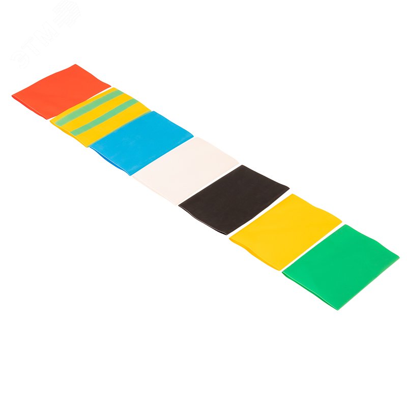 Изображение товара Набор термоусаживаемых трубок №22 ТУТ нг 35/17,5 мм, 7 цветов (упак. 21 шт. по 10 см) (набор)