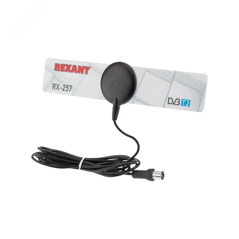 Изображение товара Комнатная ТВ антенна RX-257 для цифрового телевидения DVB-T2