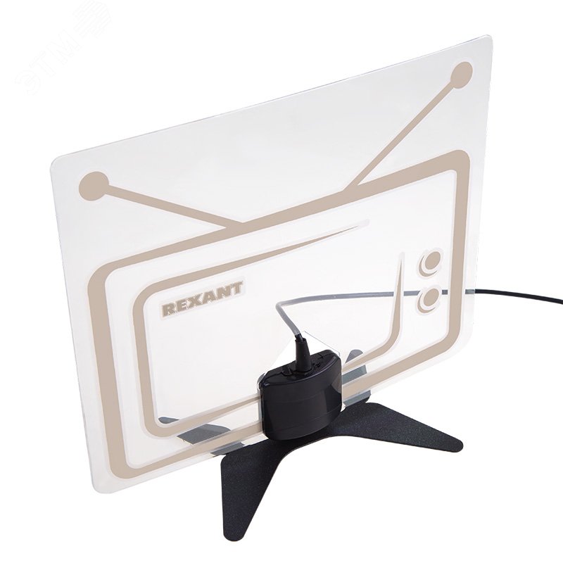 Изображение товара Антенна комнатная Активная для цифрового телевидения DVB-T2 Ag-719 USB, (шт)