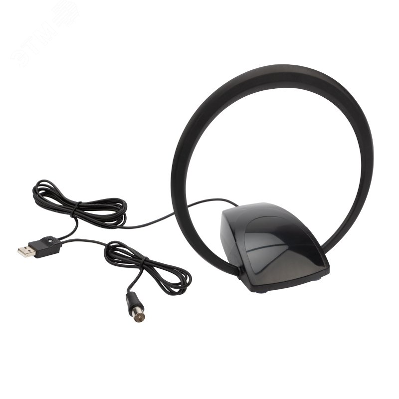 Изображение товара Антенна комнатная Активная с USB питанием д/цифр.телевидения DVB-T2 Ring-51, (шт)
