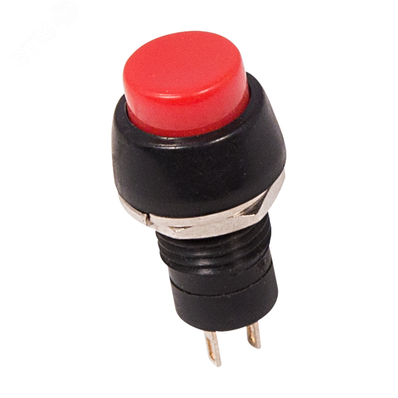 Изображение товара Выключатель-кнопка 250V 1А ON-OFF красная Micro