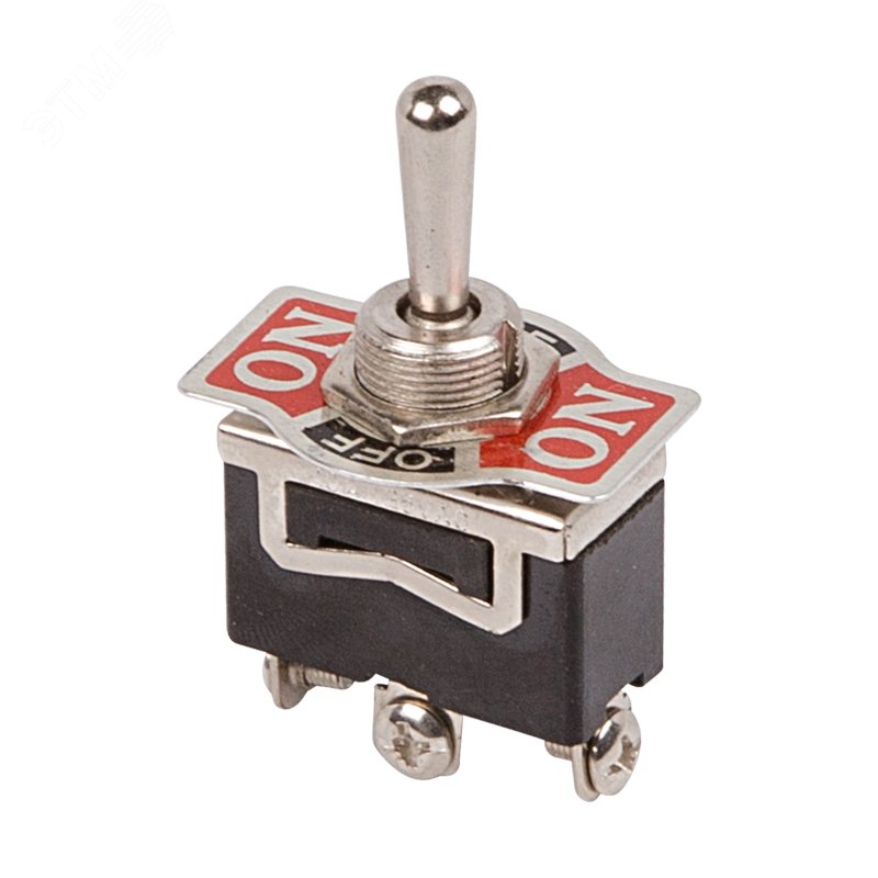 Изображение товара Тумблер 250V 15A 3c ON-OFF-ON однополюсный REXANT