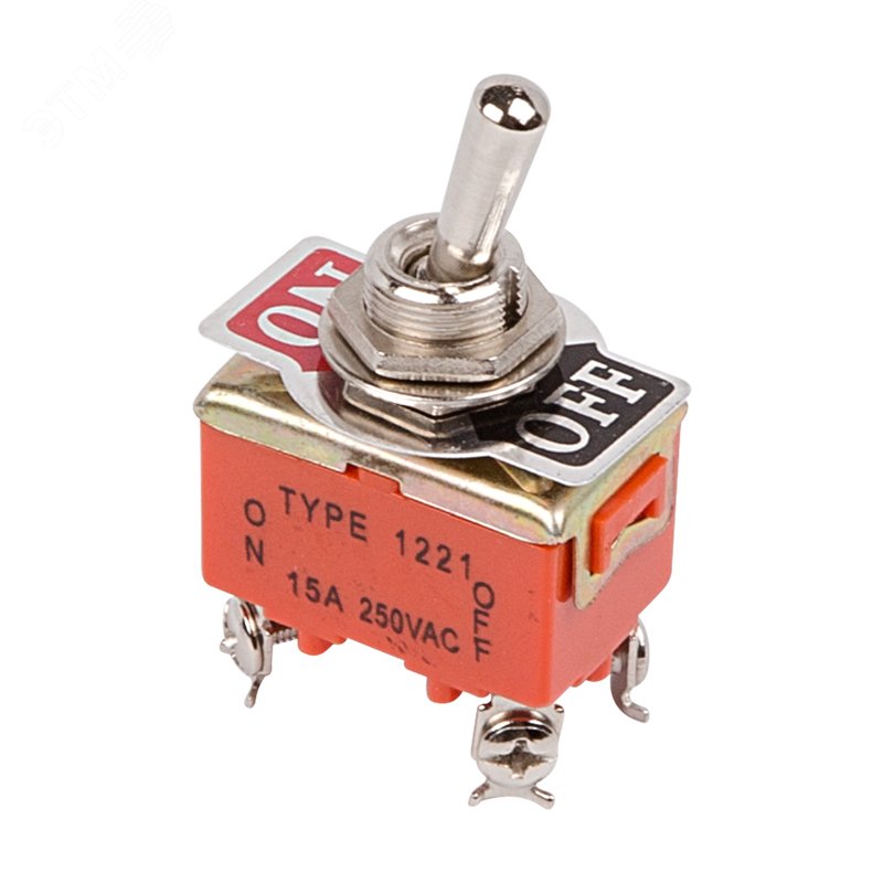 Изображение товара Двухполюсный тумблер 250V 15А REXANT 36-4130 ON-OFF