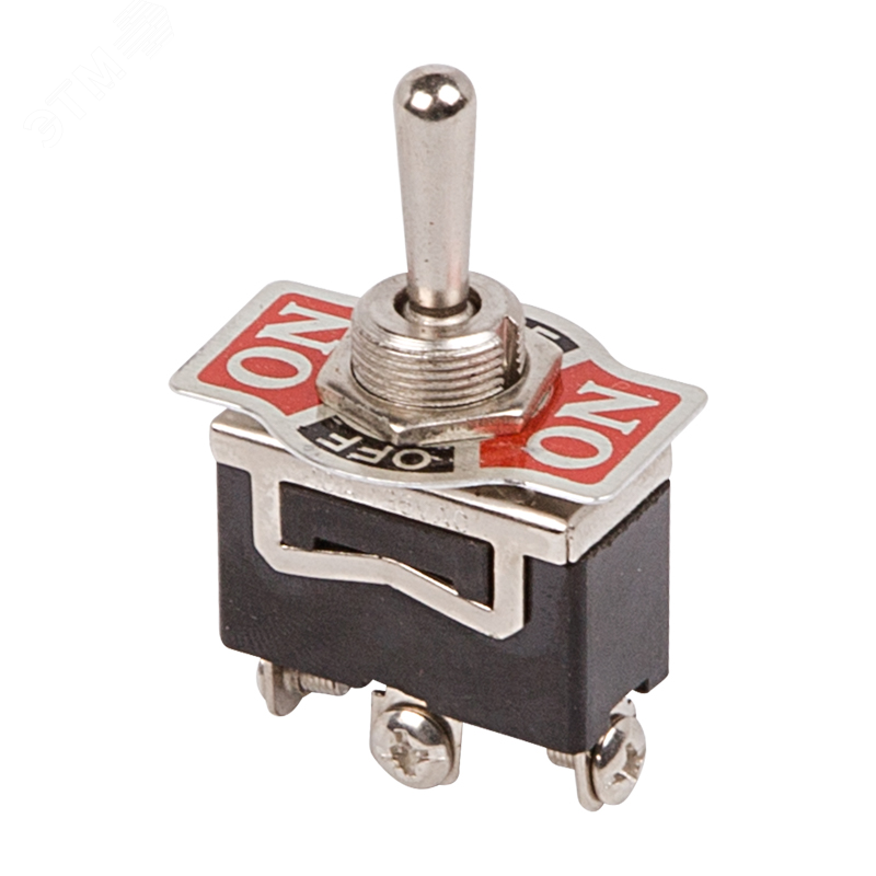 Изображение товара Тумблер 250V 15A однополюсной ON OFF ON металл ключи переключения