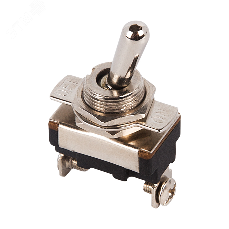 Изображение товара Тумблер 220V 10А однополюсный Mini ASW-23 для электрооборудования