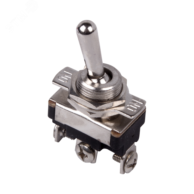 Изображение товара Тумблер 220V 10А (3c) ON-OFF-ON однополюсный Mini (шт)