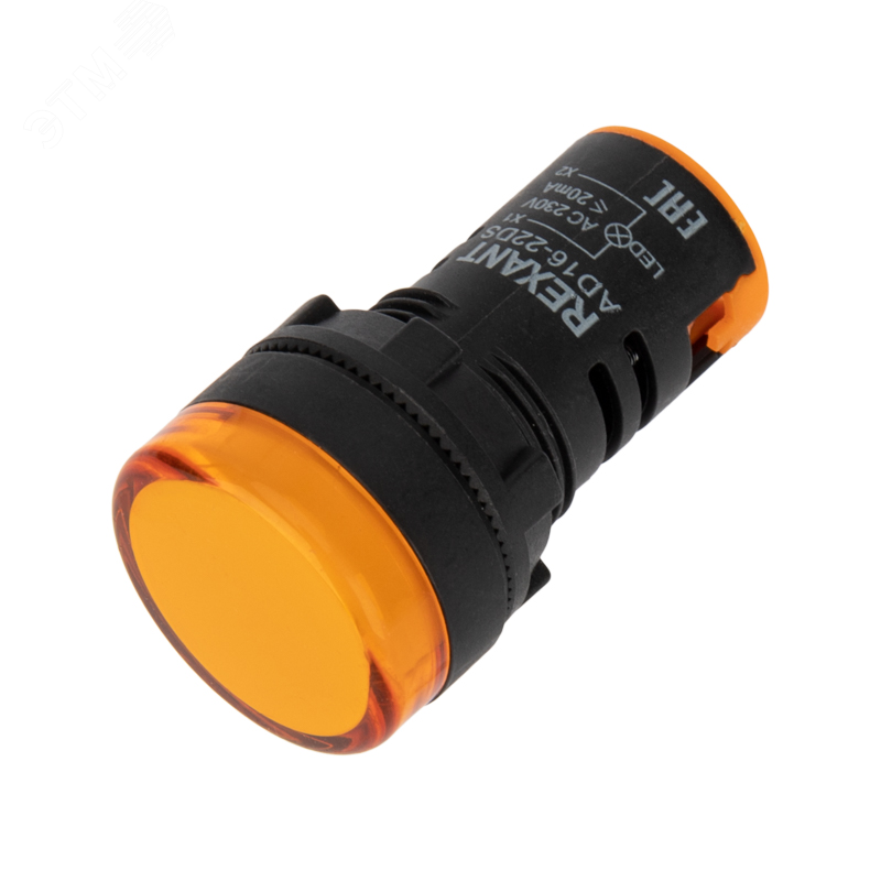 Изображение товара Матрица светодиодная AD22-230 В желтая (шт)