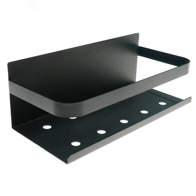 Изображение товара Кухонный настенный органайзер без сверления черный для кухни