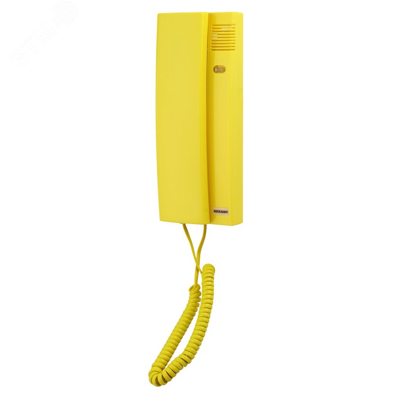 Трубка домофона с индикатором и регулировкой звука RX-322. желтая, 45-0322 REXANT - превью