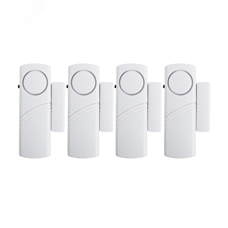 Изображение товара Автономная герконовая сигнализация 4 шт. модель RX-207, громкий сигнал 90 дБ