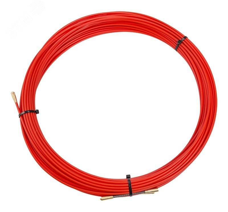 Протяжка кабельная (мини УЗК в бухте), стеклопруток, d=3,5 мм, 25 м, красная, REXANT 47-1025 REXANT